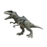 Jurassic World GWD68 - „Dominion: Ein neues Zeitalter“ Riesendino, Gigantosaurus, Actionfigur, extragroßes Dinosaurier Spielzeug, fast 1 m lang, bewegliche Gelenke, Fressfunktion, Geschenk ab 4 Jahren