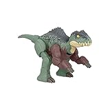 Mattel JURASSIC WORLD Fierce Changer Massive Stretch - Giganotosaurus und Nasutoceratops im 2-in-1 Dinosaurier Verwandlungsspielzeug, ab 6 Jahren, HPD34