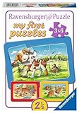 Ravensburger Kinderpuzzle - 07062 Meine Tierfreunde - my first puzzle mit 3x6 Teilen - Puzzle für Kinder ab 2 Jahren, Rahmenpuzzle