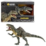 Mattel Jurassic World: EIN neues Zeitalter Hammond-Sammlung Giganotosaurus-Dinosaurierfigur, 21 Bewegungspunkte, Glasaugen, verdrahteter Schwanz und bewegliche Zunge, HXF57