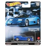 Hot Wheels Die Cast Modell 1994 BUGATTI EB110 Car Culture Maßstab 1:64 7cm Premium Real Riders