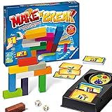 Ravensburger 26750 - Make 'n' Break - Gesellschaftsspiel für die ganze Familie mit Bausteinen, Spiel für Erwachsene und Kinder ab 7 Jahren, für 2-5 Spieler - mit 160 neuen Aufgaben