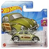 Hot Wheels - Volkswagen Beetle - Compact Kings 2/5 - HCW88 - Short Card - VW Käfer - grün metallic - Mattel 2022