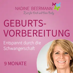 Titelbild: Nadine Beermann Geburtsvorbereitungskurs online.