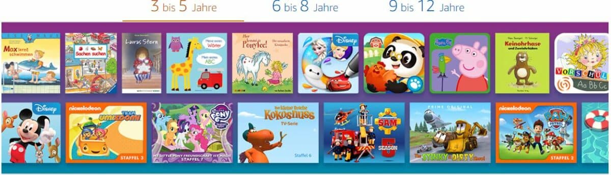 Amazon KIds+, früher Amazon Fire, kann eine gute Ergänzung zum Lernen, aber auch zum Spielen sein.