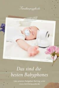 Das Babyphone überwacht dein Baby und du kannst dich sicher fühlen.