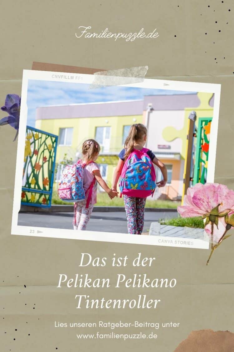 Mädchen in der Schule: Wir stellen den Pelikan Pelikano Tintenroller vor.