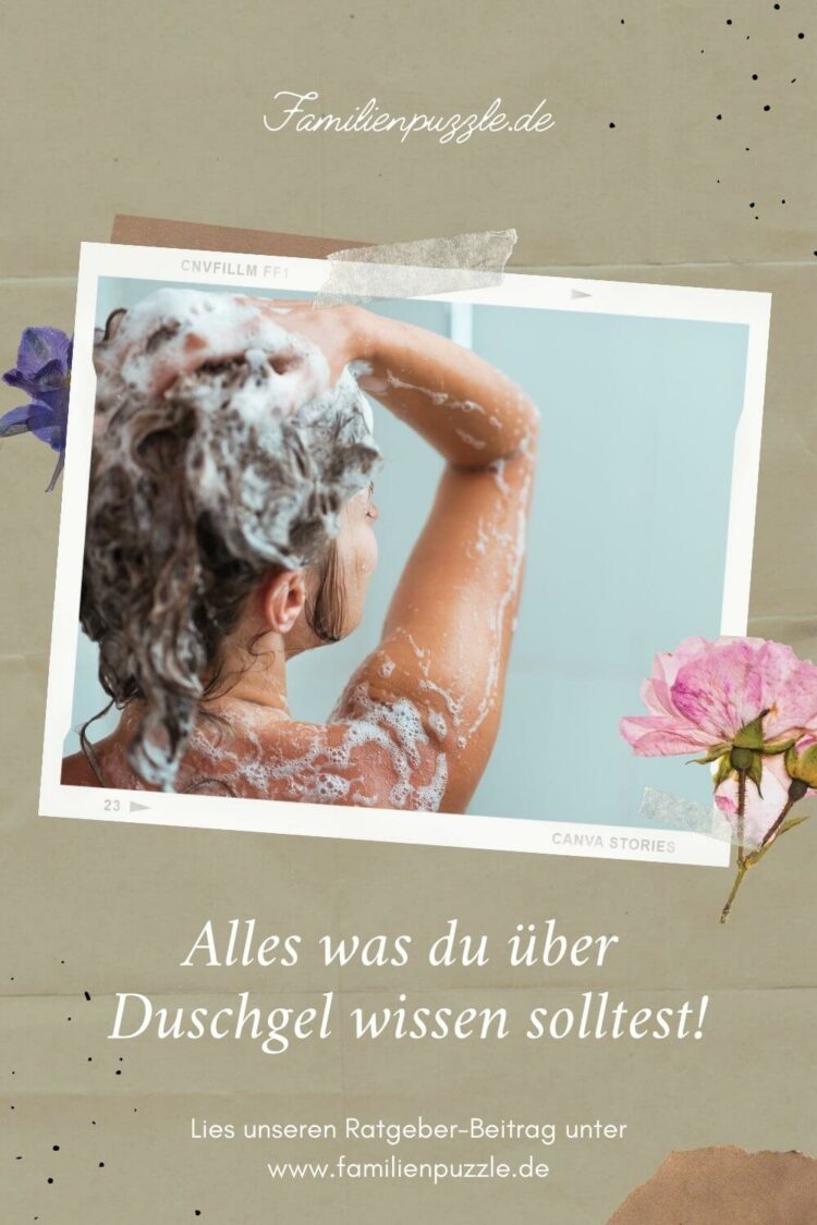 Für empfindliche Haut solltest du dein Duschgel besonders sorgfältig heraussuchen. Auf dem Foto: Eine duschende Frau.