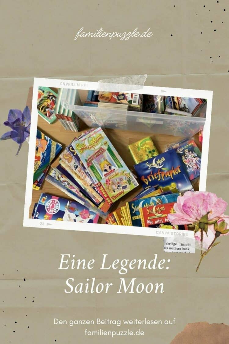 Bei den Kids der 90er mehr als beliebt: Sailor Moon. Auf dem Foto: unzählige Sailor Moon Bücher.
