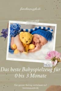 Das beste Babyspielzeug für 0 bis 3 Monate. Auf dem Foto: Ein schlafendes Neugeborenes.