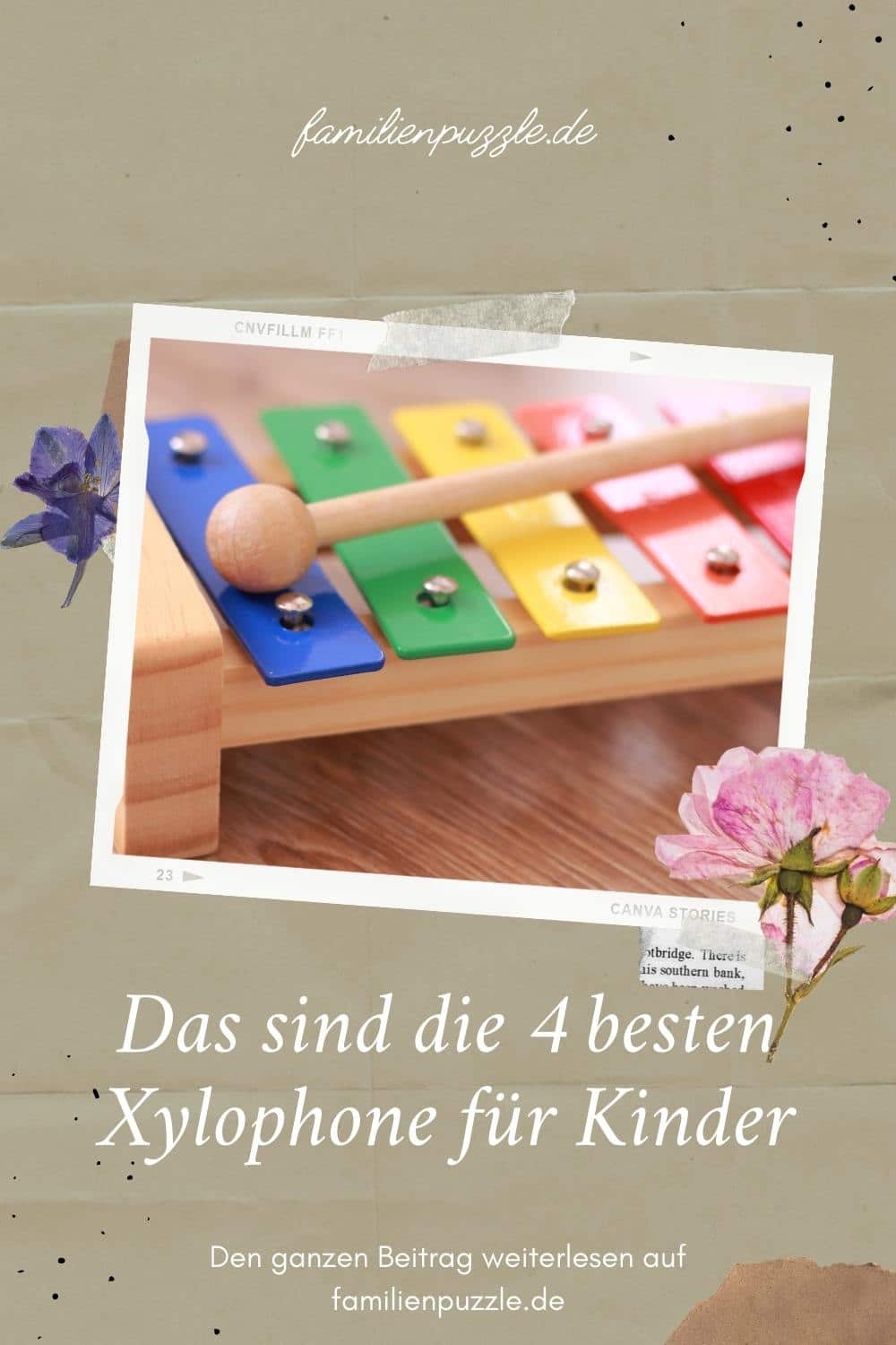 Das sind die besten Xylophone für Kinder. Auf dem Foto: Ein Holz-Xylophon.