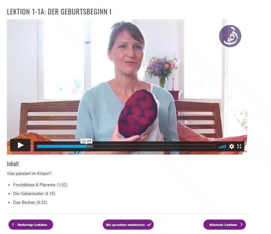 Hebammenblog.de - Der Geburtsvorbereitungskurs: Einblick in eines der Module.
