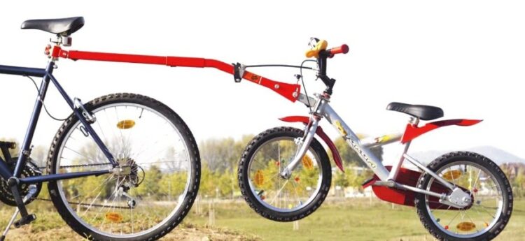 Fahrradhalterung fürs Kinderfahrrad - Tandemstange - im Test.