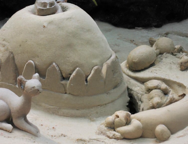 Der Sandkasten sollte groß genug sein, damit mehrere Kinder gleichzeitig darin spielen können.