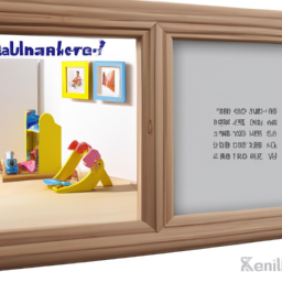Kinderzimmer – Bilderrahmen 30×40 Holz