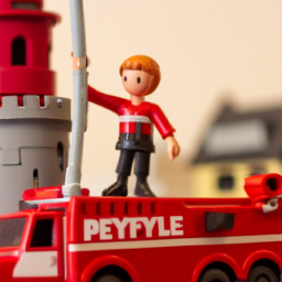 Rette die Welt mit dem Playmobil Feuerwehr-Leiterfahrzeug!