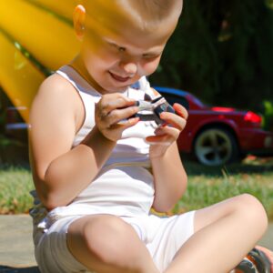 Fahrspaß für Kids: Ferngesteuertes Spielzeugauto!