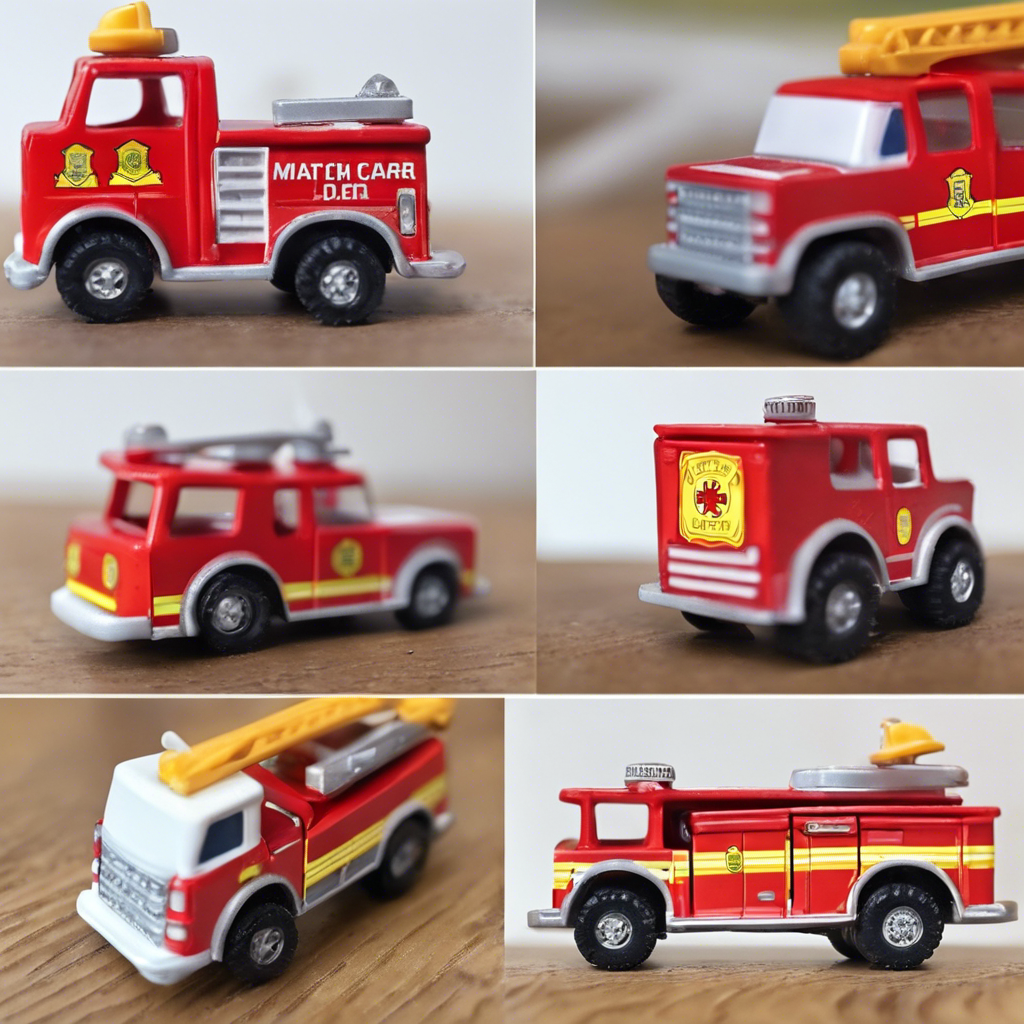 1. Die kleinen Matchbox Autos als Feuerwehr: Eine tolle Möglichkeit, Kindern die Welt der Feuerwehr spielerisch nahezubringen!