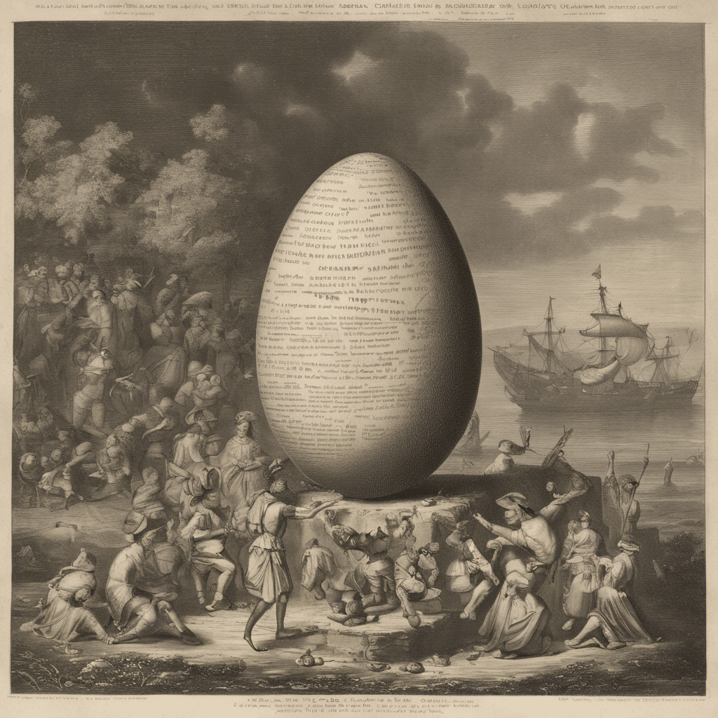 Woher stammt die Geschichte von “dem Ei des Kolumbus”?