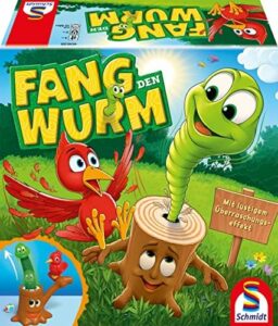 Schmidt Spiele 40638 Fang den Wurm: Kurzes, spaßiges Aktionsspiel für Kinder