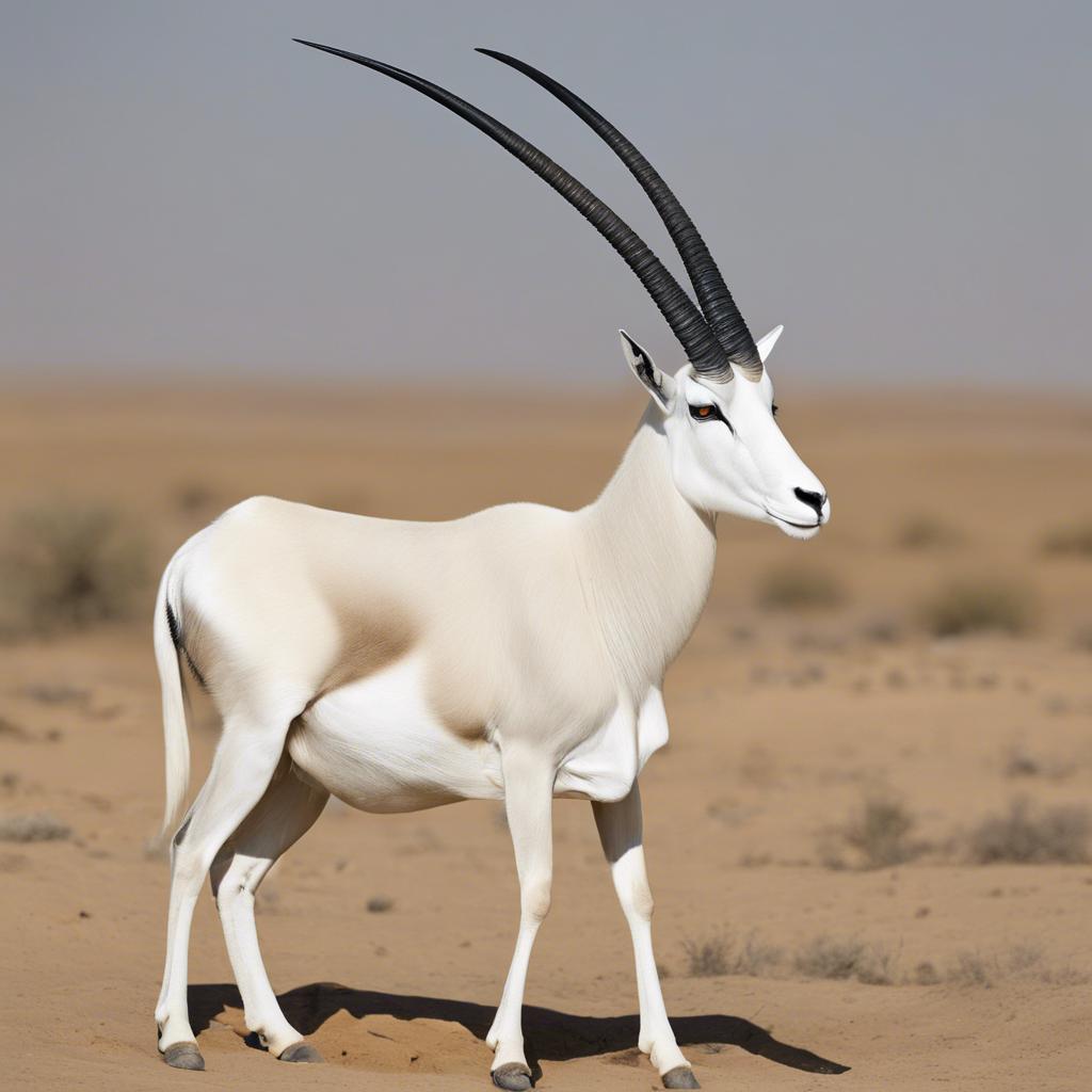 Tierlexikon: Die faszinierende Welt der weißen Oryxantilope