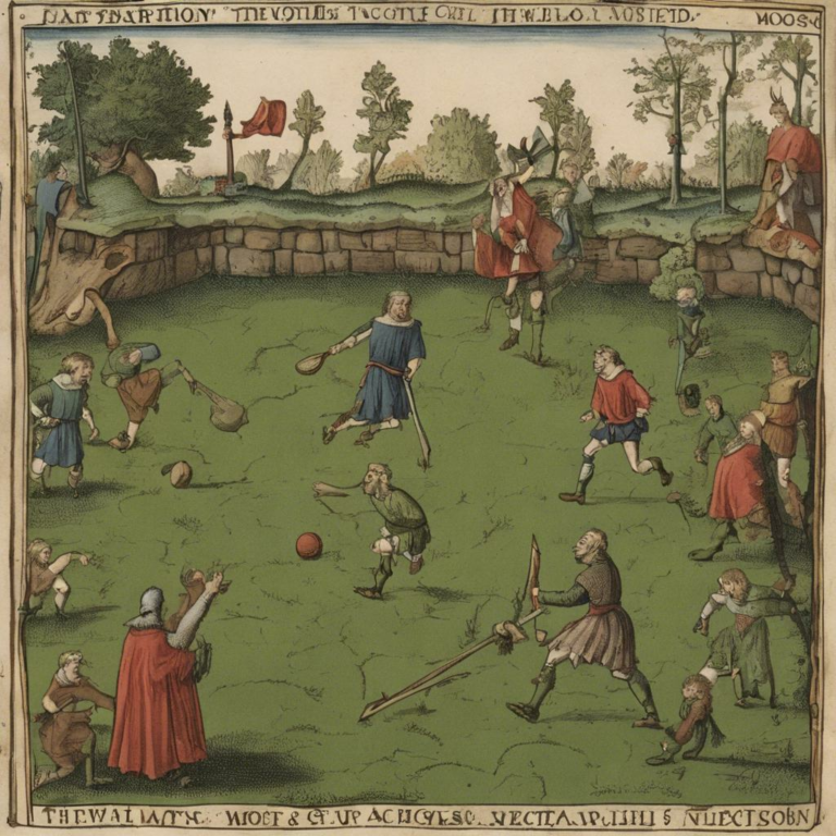 Warum war beim Mittelalterfußball Moos im Spiel? Eine erklärungsbedürftige Tradition
