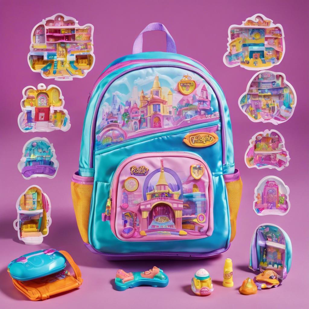 Der Polly Pocket Rucksack-Freizeitpark