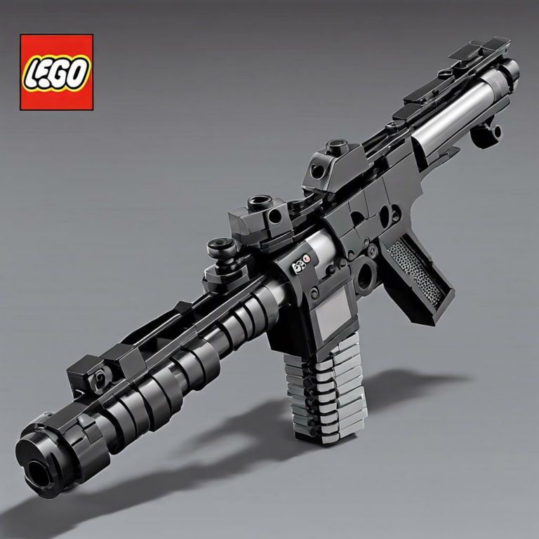 Lego Waffen – Ziehen und Abfeuern!