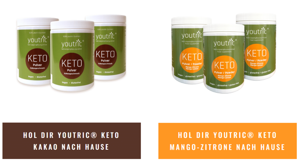 Erfahrungen mit youtric® KETO Pulver