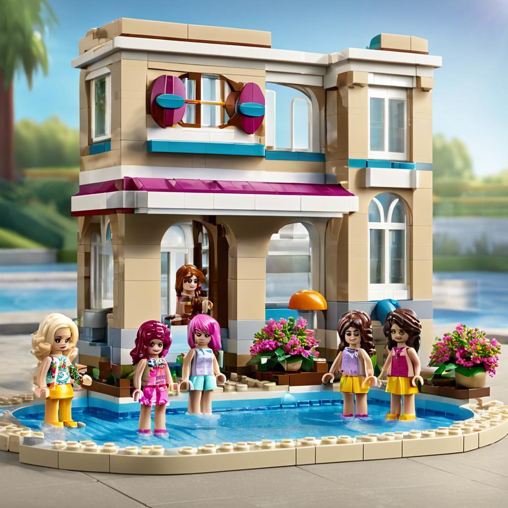 Entdecke das LEGO Friends Freibad: Spaß für dich und deine Freunde!