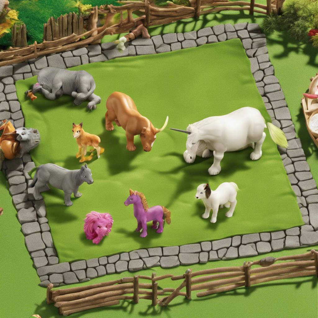 Entdecke den Schleich Spielteppich: Der perfekte Spielplatz für deine Schleich-Figuren!