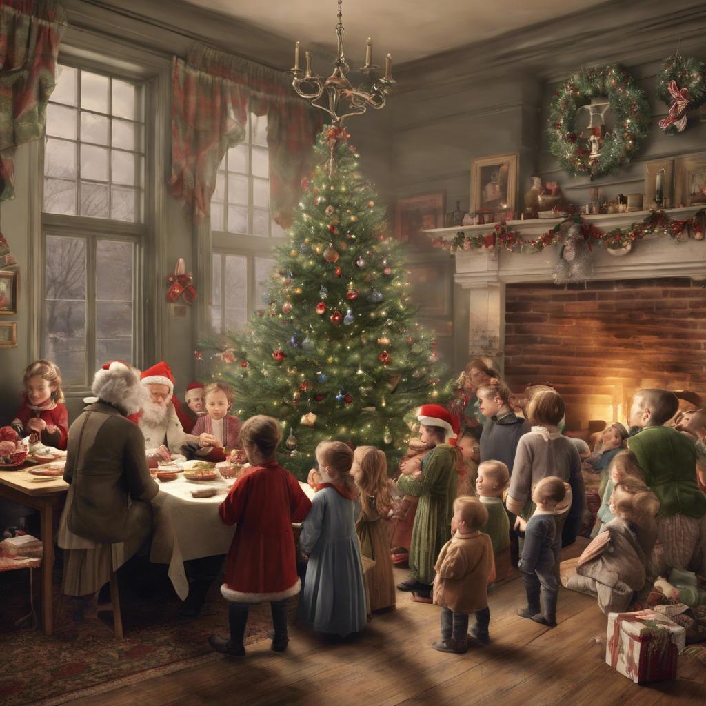 Entdecke die Weihnachtsbräuche im 19. Jahrhundert: Ein Blick auf die festlichen Traditionen von damals!