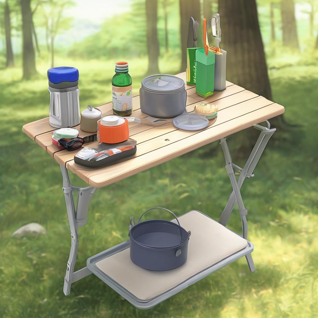 Camping Zubehör: Regal Tisch Klappbar – Dein Must-Have für jede Outdoor-Abenteuer!