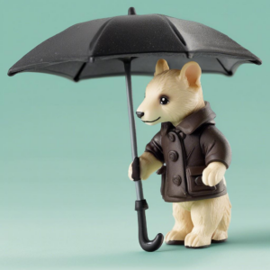 Entdecke den Schleich Schlumpf mit Regenschirm: Ein farbenfrohes Spielzeug für jedes Wetter!