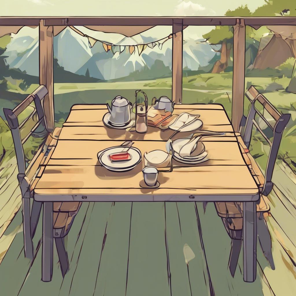 Camping Zubehör: Das perfekte Esstisch-Stühle 6er Set für deinen nächsten Abenteuer! Camping Zubehör: Das perfekte Esstisch-Stühle 6er Set für deinen nächsten Abenteuer!